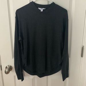 Dark gray long sleeve sweatshirt